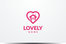 Lovely Home Logo Design Vector Screenshot 1