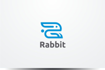 Rabbit Logo Design Vector Illustration Screenshot 1