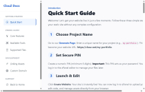 ClouZ - Static Site Hosting Platform Screenshot 3