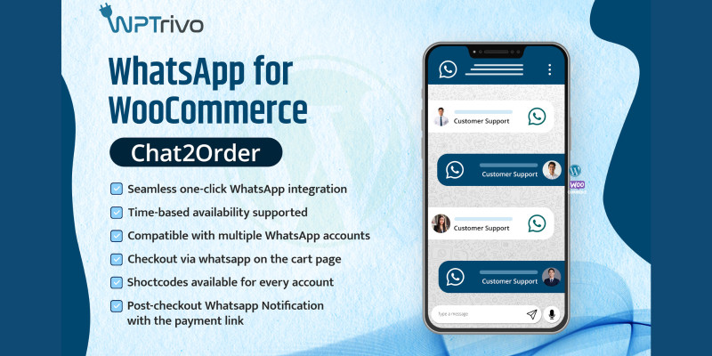 WPTrivo Chat2Order - WhatsApp for WooCommerce
