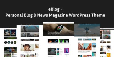eBlog - Personal Blog & News Magazine WP Theme