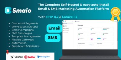 Smaio - Self-Hosted Email Marketing Platform