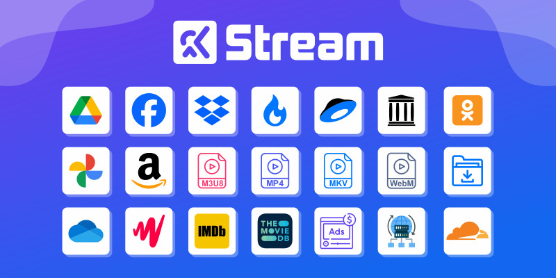 KStream - Video Player Several Sources