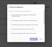 Polanger AI Content Generator - WordPress Plugin Screenshot 9