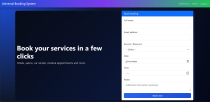 Universal Booking System - PHP Script Screenshot 1