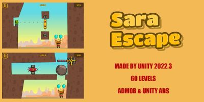 Sara Escape - Unity Game Source Code