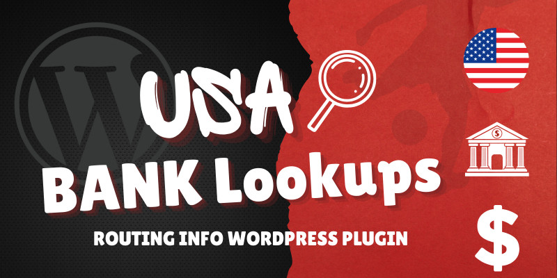WordPress USA Bank Lookup - Routing Info