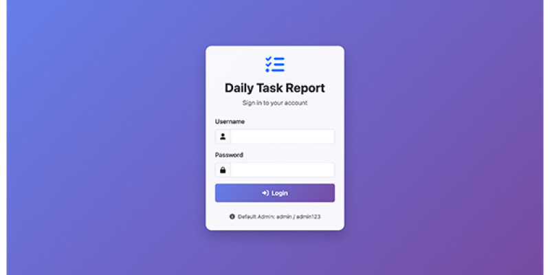 Daily Task System - PHP Script