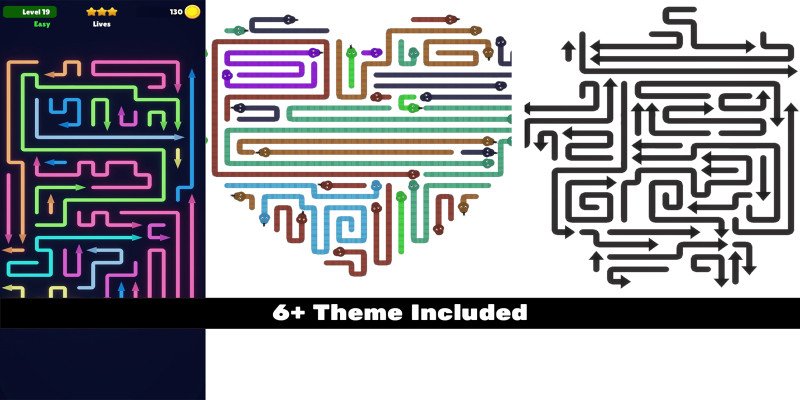 Escape - Arrow Snake Puzzle - Unity Template