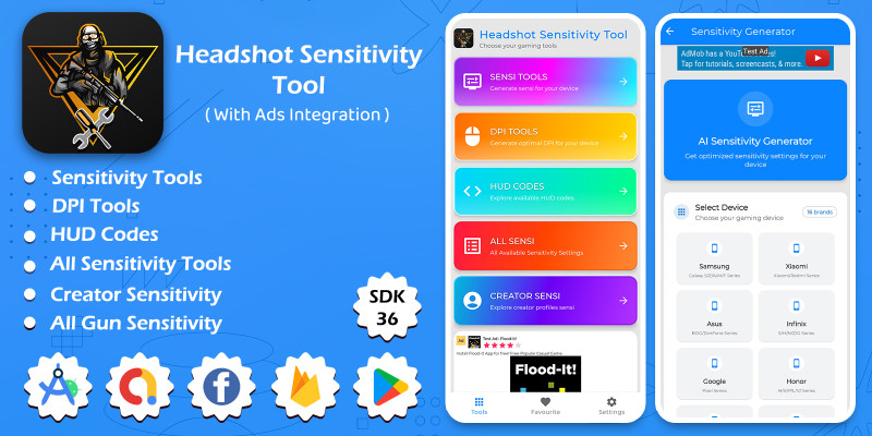 Headshot Sensitivity Tools Android App