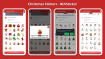 Christmas Stickers - Android App Source Code Screenshot 2