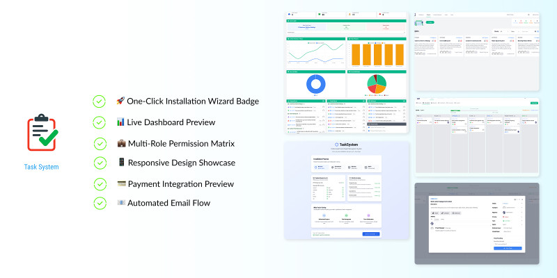 TaskSystem - Laravel Project Management