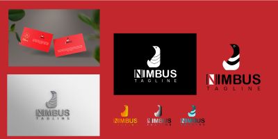 Nimbus – Modern Rounded Tech Logo Template