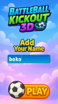 BattleBall KickOut 3D - Casual Mobile Game Screenshot 1