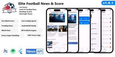 Elite - Football News Score - Flutter Template