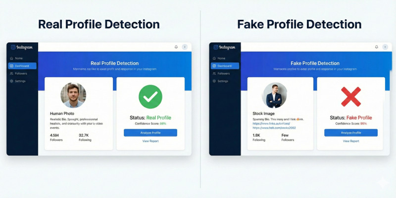 Fake Instagram Profile Detector - Machine Learning