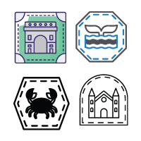Passport Stamps Icons Pack