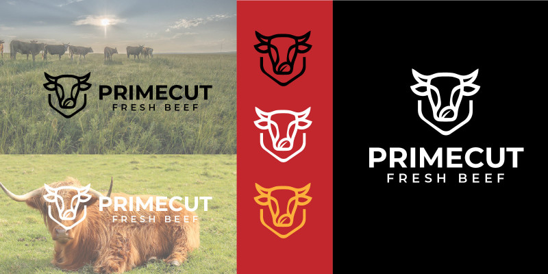 PrimeCut – Modern Fresh Beef Logo