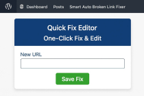 Smart Auto Broken Link Fixer Pro - WP Plugin Screenshot 4