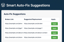Smart Auto Broken Link Fixer Pro - WP Plugin Screenshot 5