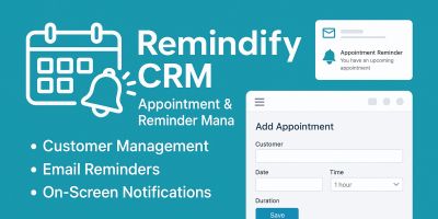 Remindify CRM – Appointment Reminder Manager