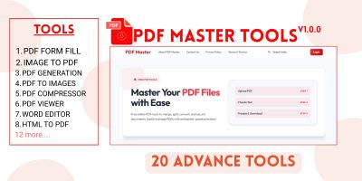 PDF Master tools - PHP Script