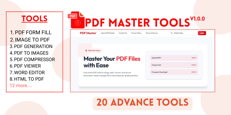 PDF Master tools - PHP Script