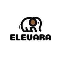 Elevara – Modern Elephant Logo