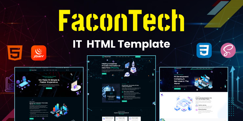FaconTech - IT  HTML Template