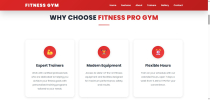 Fitness Pro Gym - Premium WordPress Theme Screenshot 2