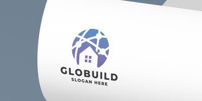 Professional Global Real Estate Logo