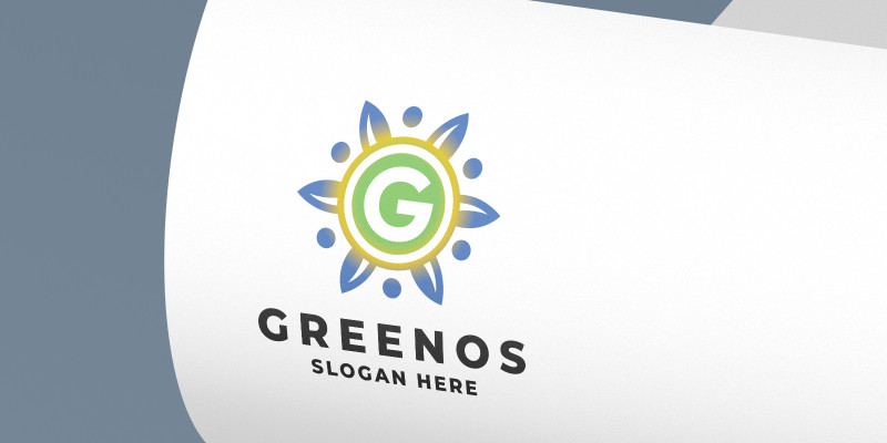 Vibrant Bloom of Eco-Friendly Growth Logo
