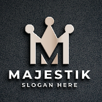 Modern Monogram of Authority and Class Logo