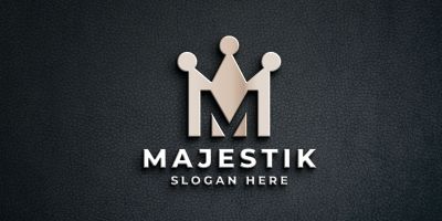 Modern Monogram of Authority and Class Logo