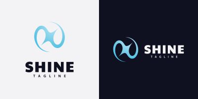 Spark Flare Logo Vector Template for Luxury