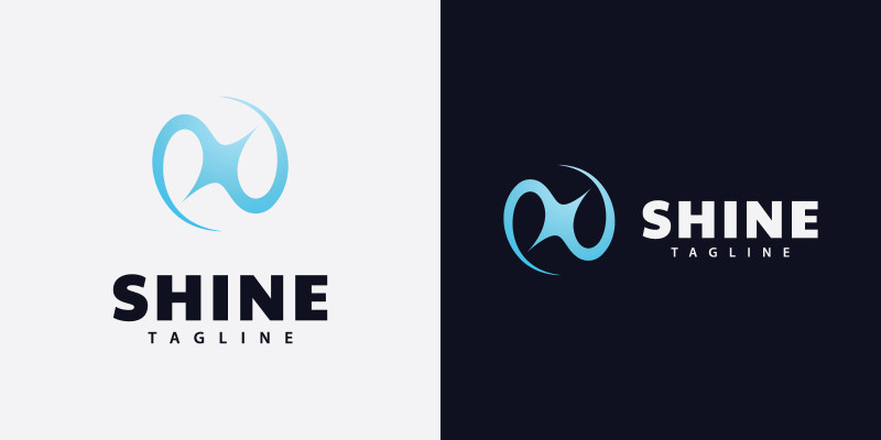 Spark Flare Logo Vector Template for Luxury 