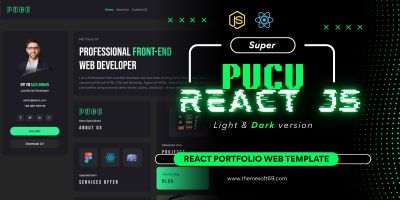 Pucu - React Portfolio Web Template