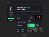 Pucu - React Portfolio Web Template Screenshot 1