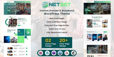 Netset - Internet Provider WordPress Theme