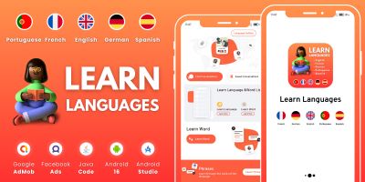 Learn Languages with AdMob Facebook Ads Android