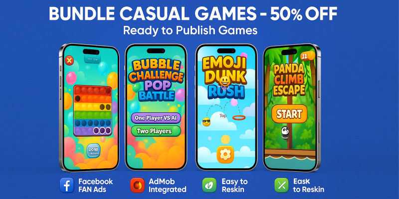Bundle 3 Premium Unity Casual Games