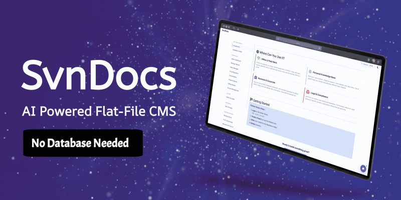 SvnDocs - The AI-Powered Flat-File Documentation 