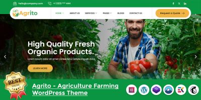 Agrito - Agriculture Farming WordPress Theme