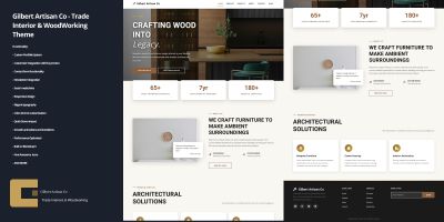 Gilbert Artisan Co - WordPress Trade Theme
