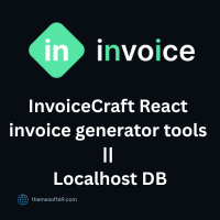 InvoiceCraft React Invoice Generator Tools 