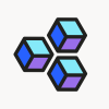 Neon Cubes Tech Logo