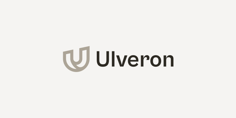 Ulveron Modern Letter U Logo
