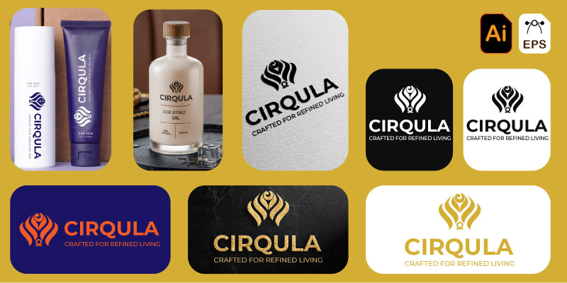 Cirqula – Modern Minimal Lifestyle Logo