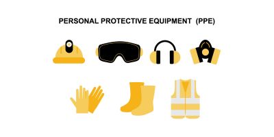 Industrial Safety PPE Vector Icon Set