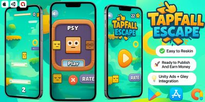 TapFall Escape - Casual Mobile Game